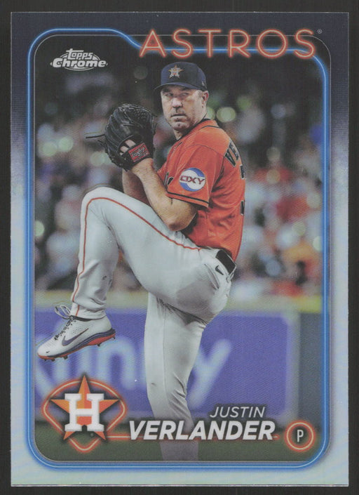 2024 Topps Chrome #291 Justin Verlander Refractor