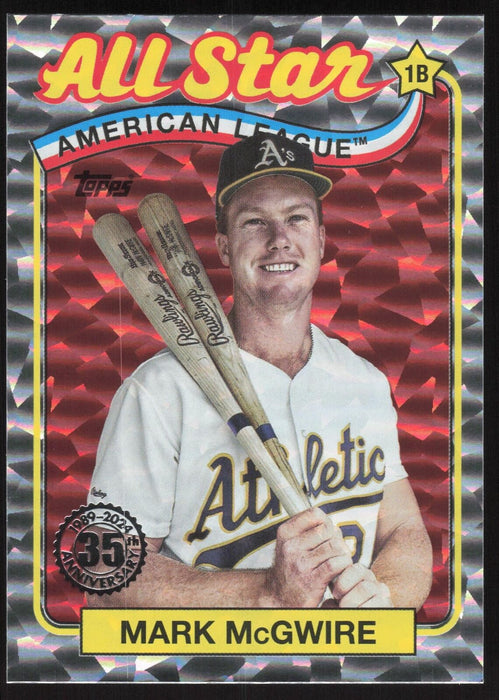 2024 Topps #89ASB-37 Mark McGwire 1989 Topps Baseball All-Stars Foil