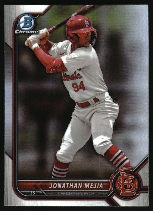 2022 Bowman Draft #BDC-186 Jonathan Mejia Chrome Refractor