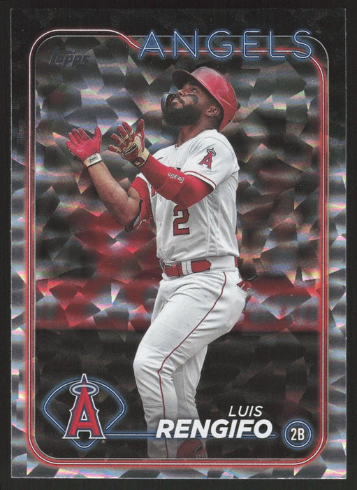 2024 Topps #159 Luis Rengifo Silver Crackle Foil