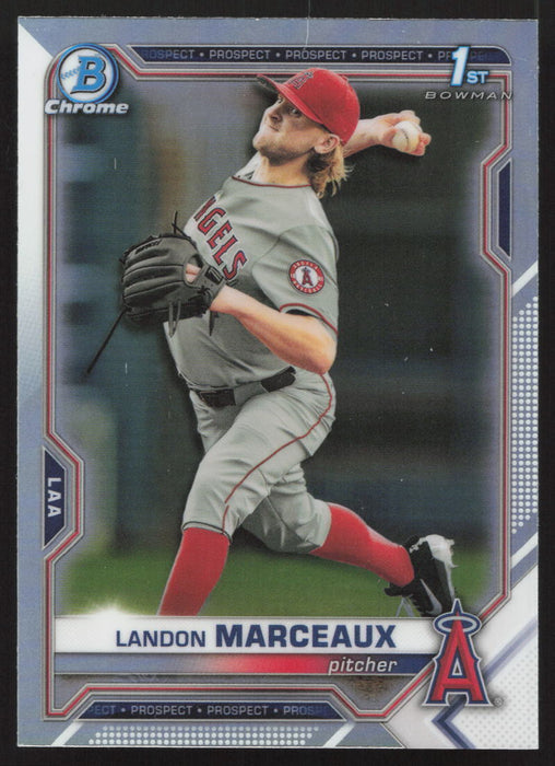 2021 Bowman Draft #BDC-115 Landon Marceaux Chrome Refractor