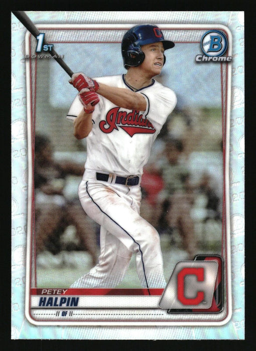 2020 Bowman Draft #BD-69 Petey Halpin Chrome Refractor