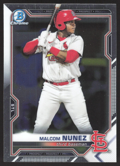 2021 Bowman Draft #BDC-56 Malcom Nunez Chrome