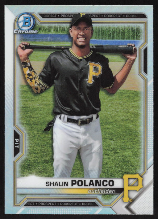 2021 Bowman Draft #BDC-176 Shalin Polanco Chrome Refractor