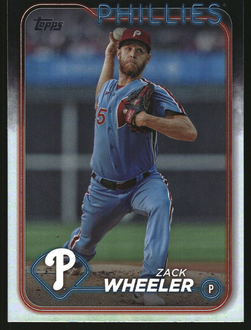 2024 Topps #262 Zack Wheeler Rainbow Foil