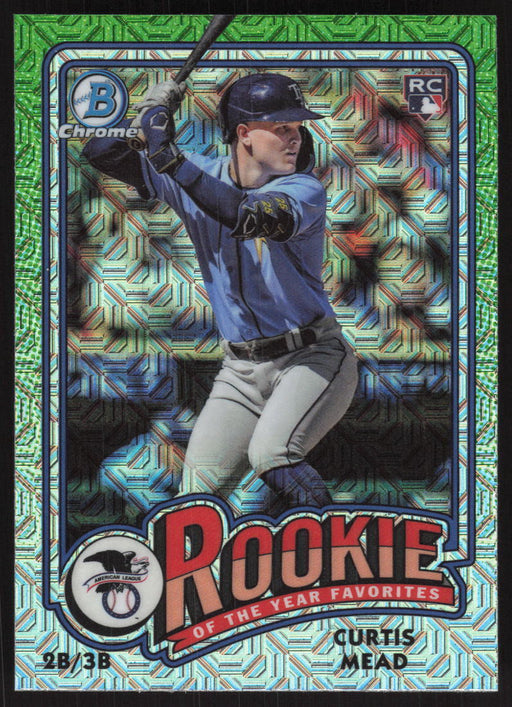 2024 Bowman #ROY-10 Curtis Mead Rookie of the Year Favorites Chrome Mojo