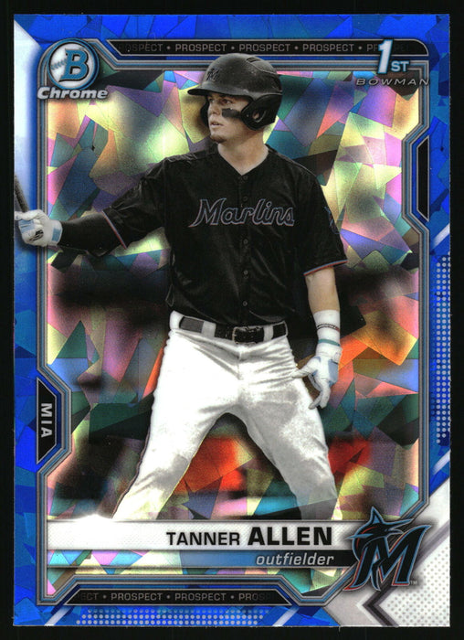 2021 Bowman Draft Sapphire Edition #BDC-165 Tanner Allen