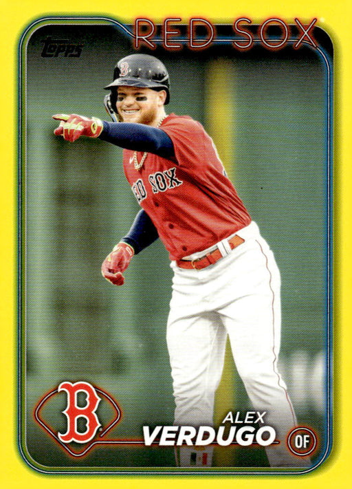 2024 Topps #97 Alex Verdugo Yellow