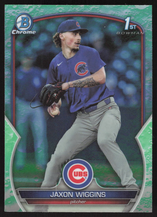 2023 Bowman Draft #BDC-50 Jaxon Wiggins Chrome Lunar Glow Refractor