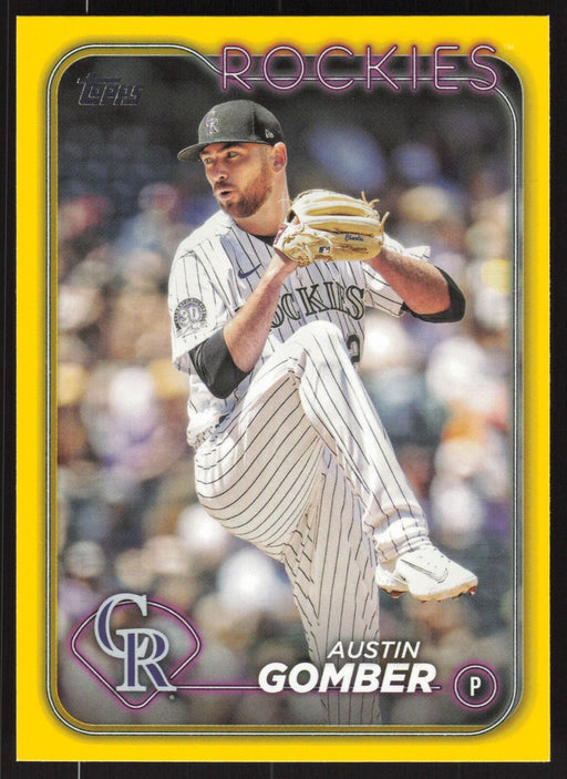 2024 Topps #340 Austin Gomber Yellow