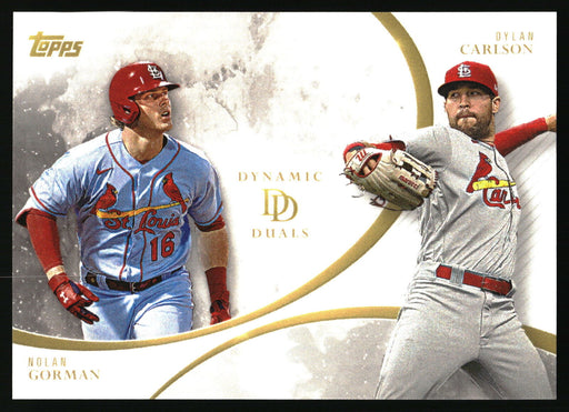 2023 Topps Dynamic Duals #5 Nolan Gorman / Dylan Carlson