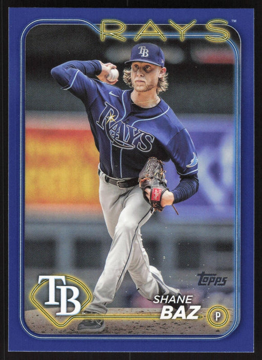 2024 Topps #435 Shane Baz Royal Blue