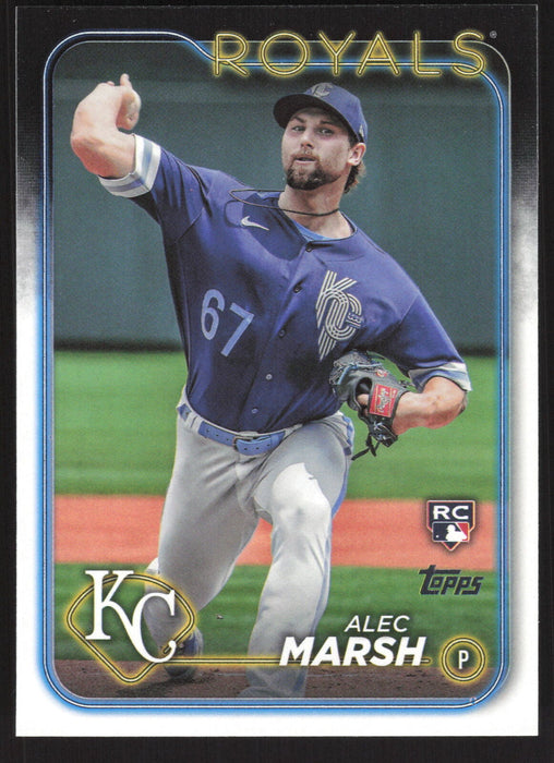 2024 Topps #163 Alec Marsh - 5 Card Player Lot - Rookie Card