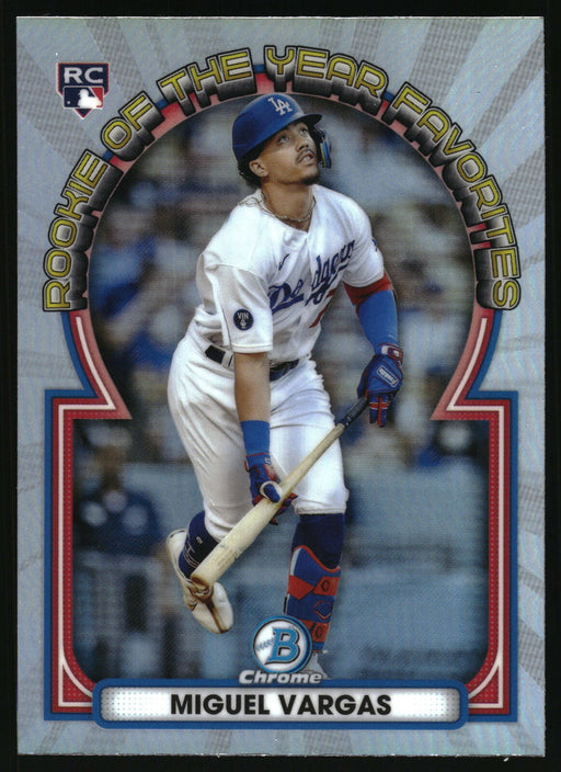 2023 Bowman #ROYF-12 Miguel Vargas Rookie of the Year Favorites