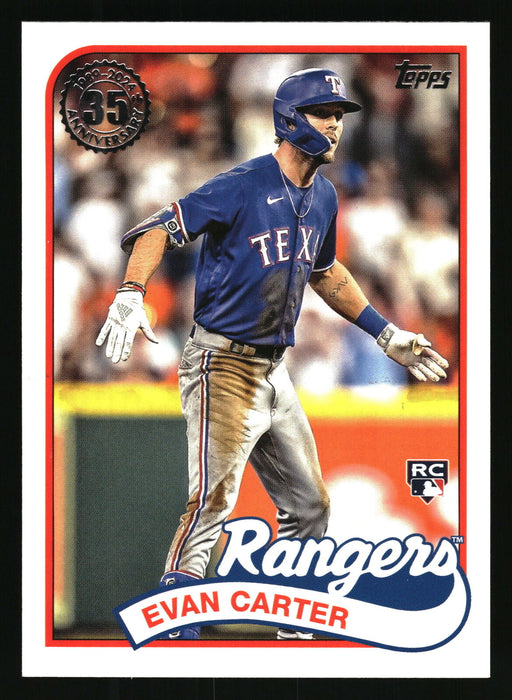 2024 Topps #89B2-45 Evan Carter 1989 Topps Baseball 35th Anniversary