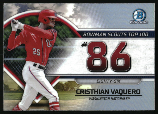 2023 Bowman #BTP-86 Cristhian Vaquero Bowman Scouts Top 100