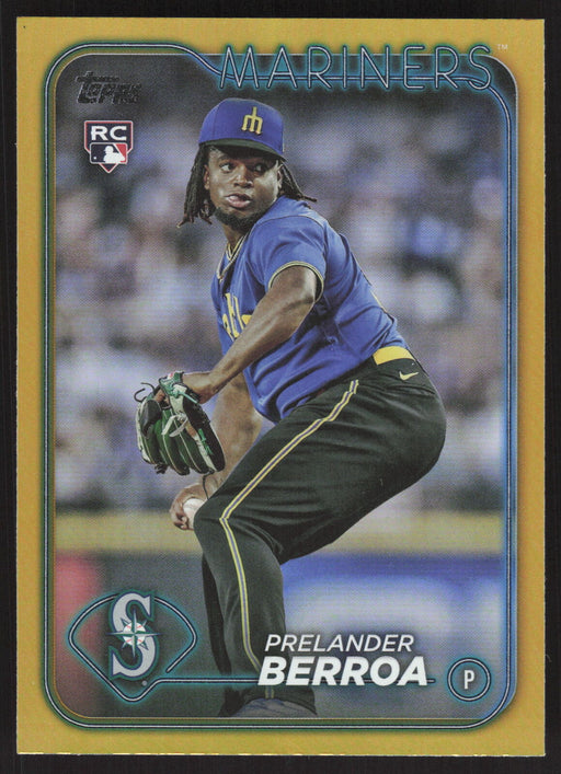 2024 Topps #36 Prelander Berroa Gold Foil