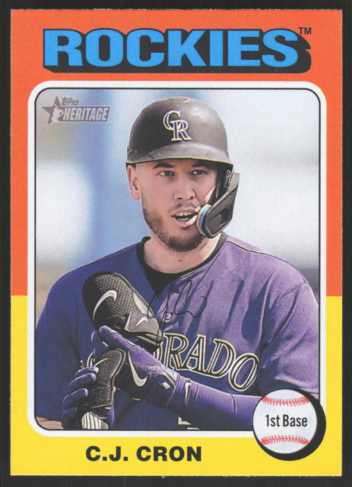 2024 Topps Heritage #435 C.J. Cron