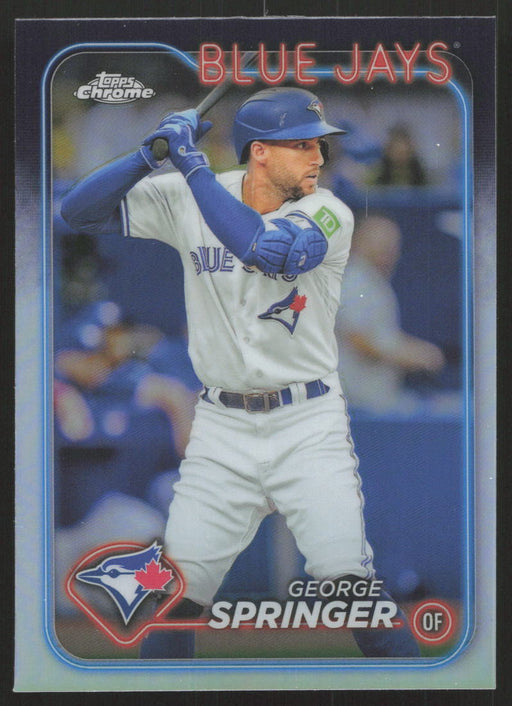 2024 Topps Chrome #134 George Springer Refractor