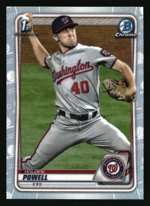 2020 Bowman Draft #BD-120 Holden Powell Chrome Refractor