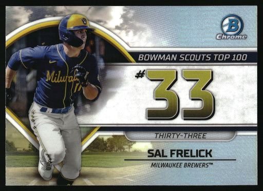 2023 Bowman #BTP-33 Sal Frelick Bowman Scouts Top 100