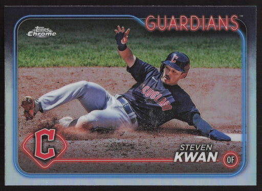 2024 Topps Chrome #30 Steven Kwan Refractor