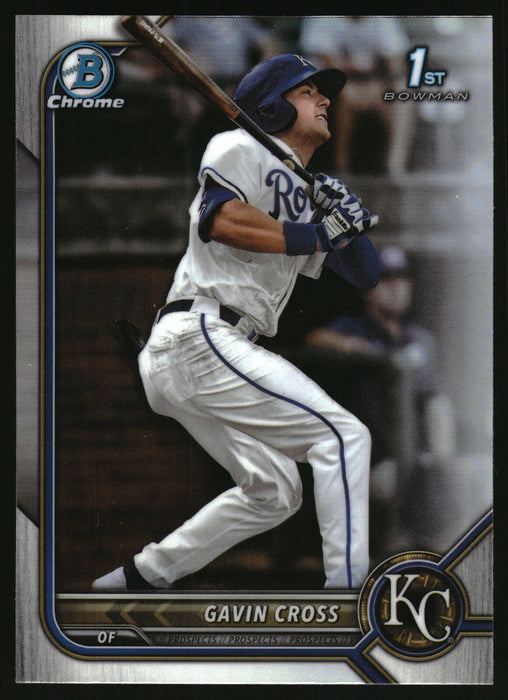 2022 Bowman Draft #BDC-6 Gavin Cross Chrome Refractor