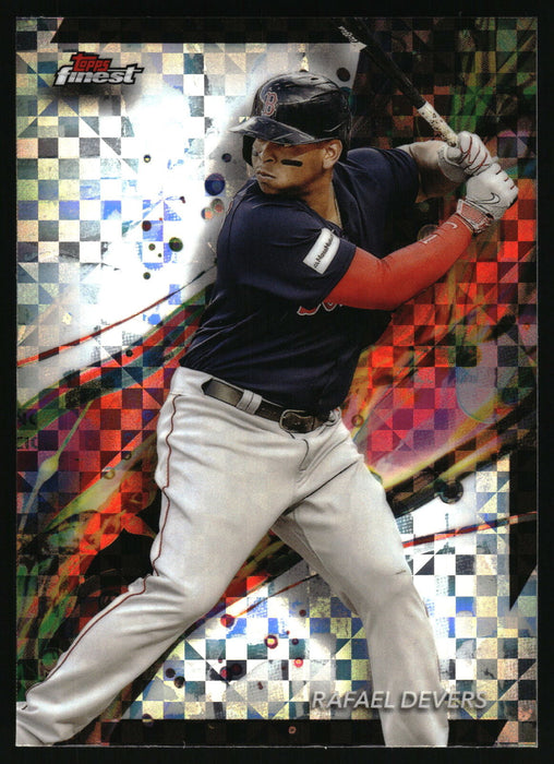 2024 Topps Finest #20 Rafael Devers Checkerboard Refractor