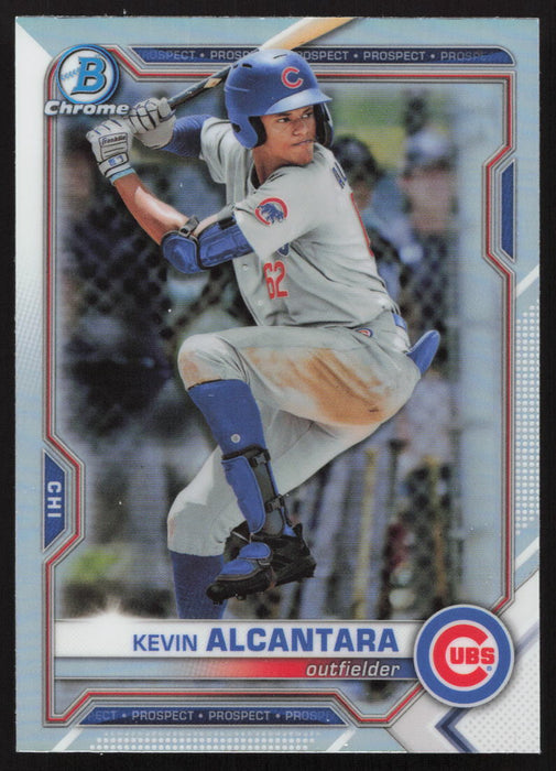 2021 Bowman Draft #BDC-62 Kevin Alcantara Chrome Refractor