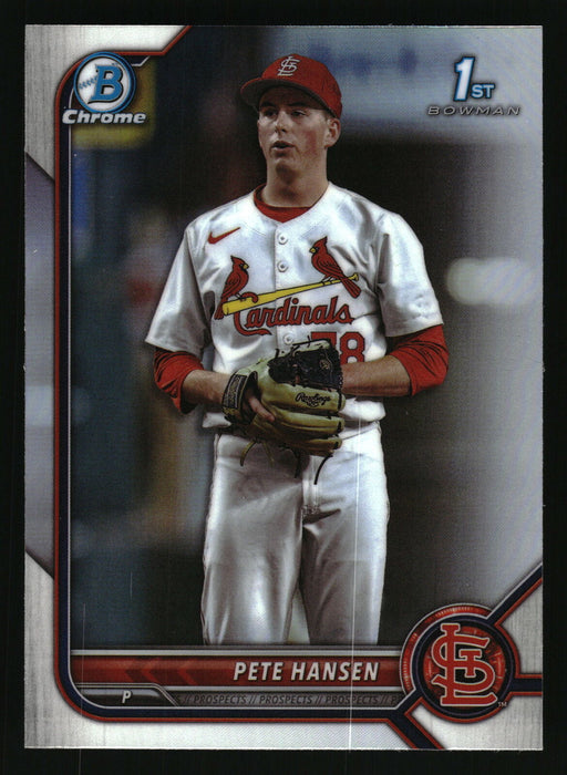 2022 Bowman Draft #BDC-128 Pete Hansen Chrome Refractor