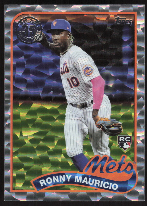 2024 Topps #89B-93 Ronny Mauricio 1989 Topps Baseball 35th Anniversary Foil