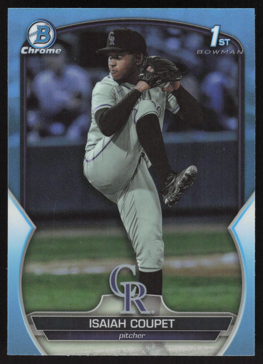 2023 Bowman Draft #BDC-37 Isaiah Coupet Chrome Refractor