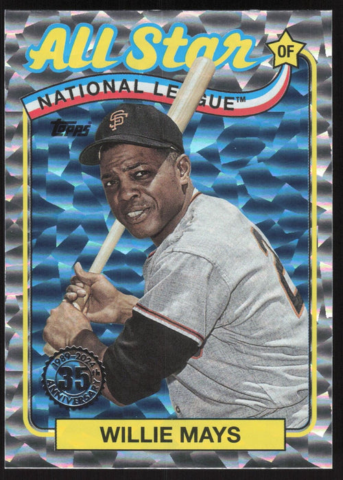 2024 Topps #89ASB-4 Willie Mays 1989 Topps Baseball All-Stars Foil