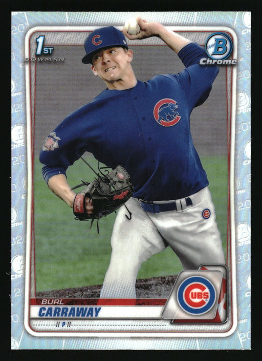 2020 Bowman Draft #BD-25 Burl Carraway Chrome Refractor