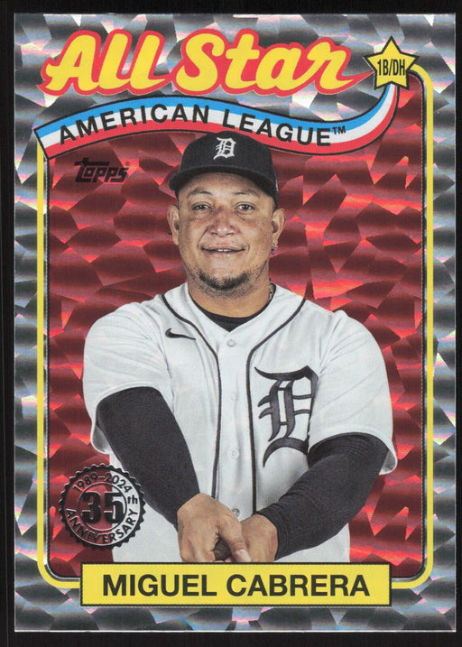 2024 Topps #89ASB-30 Miguel Cabrera 1989 Topps Baseball All-Stars Foil