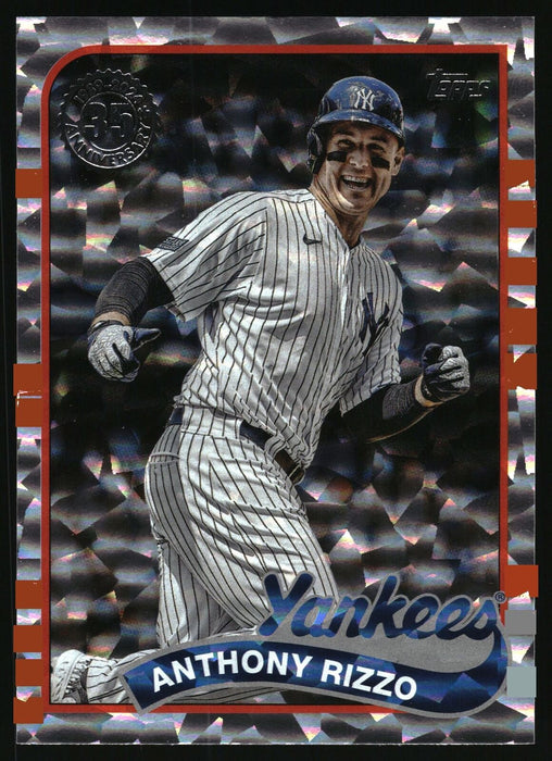 2024 Topps #89B-64 Anthony Rizzo 1989 Topps Baseball 35th Anniversary Foil