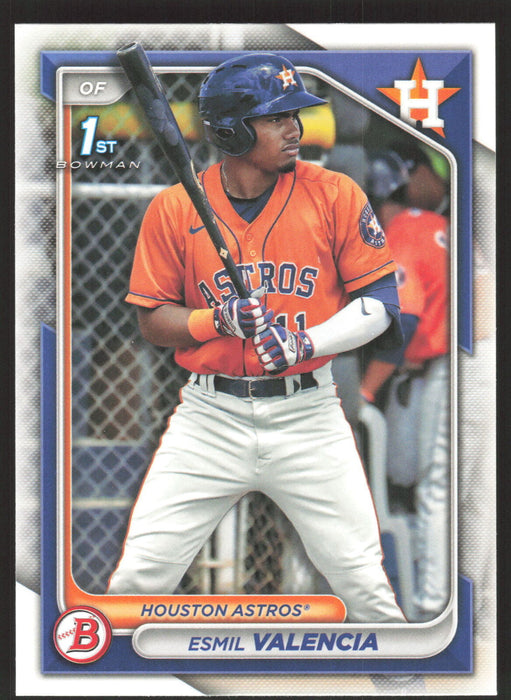 2024 Bowman #BP-75 Esmil Valencia Prospects Base