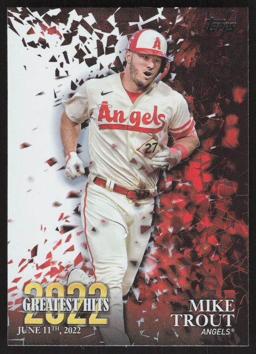 2023 Topps #22GH-18 Mike Trout 2022 Greatest Hits