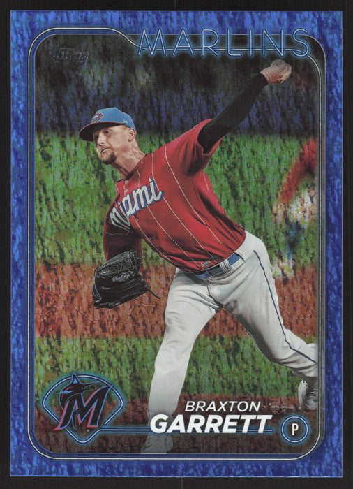 2024 Topps #323 Braxton Garrett Blue Holofoil #/999