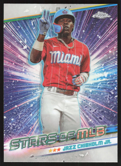 2024 Topps #CSMLB-10 Jazz Chisholm Jr. Stars of MLB Chrome