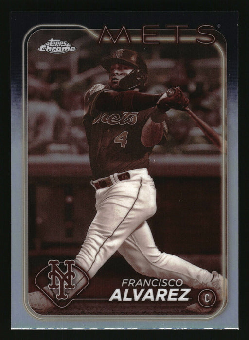 2024 Topps Chrome #188 Francisco Alvarez Sepia Refractor