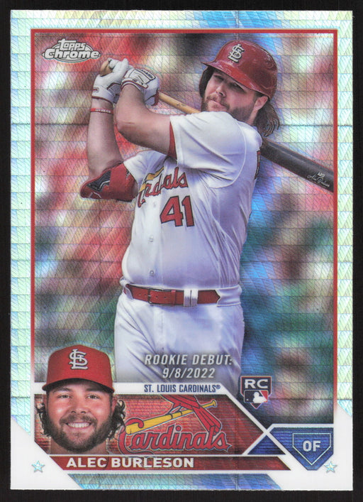 2023 Topps Chrome Update #USC90 Alec Burleson Prism