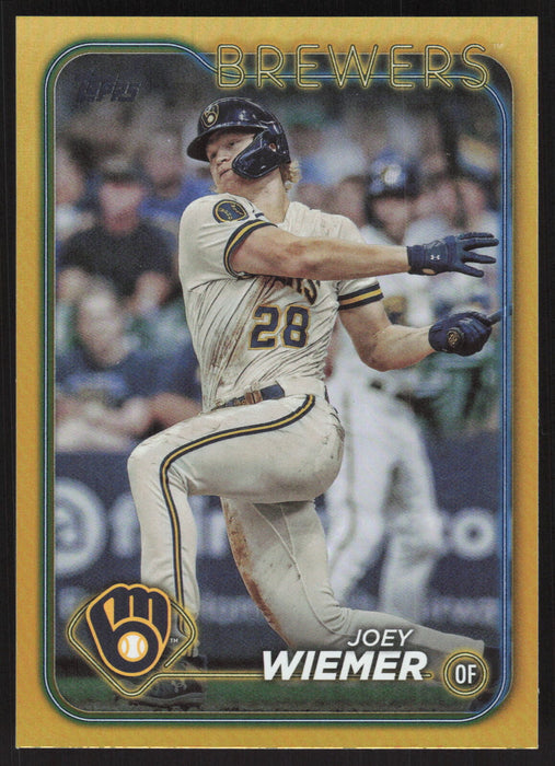 2024 Topps #9 Joey Wiemer Gold Foil