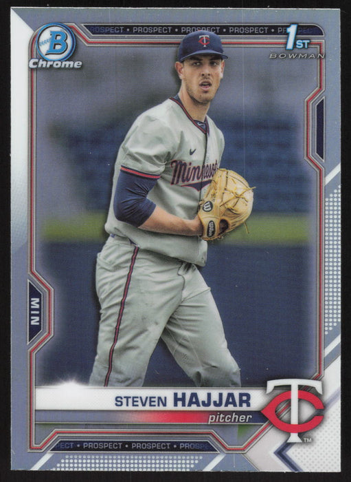 2021 Bowman Draft #BDC-161 Steven Hajjar Chrome Refractor