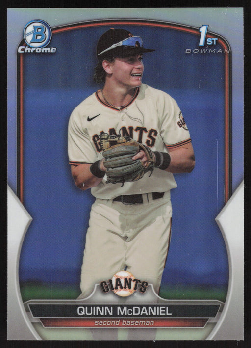 2023 Bowman Draft #BDC-136 Quinn McDaniel Chrome Refractor