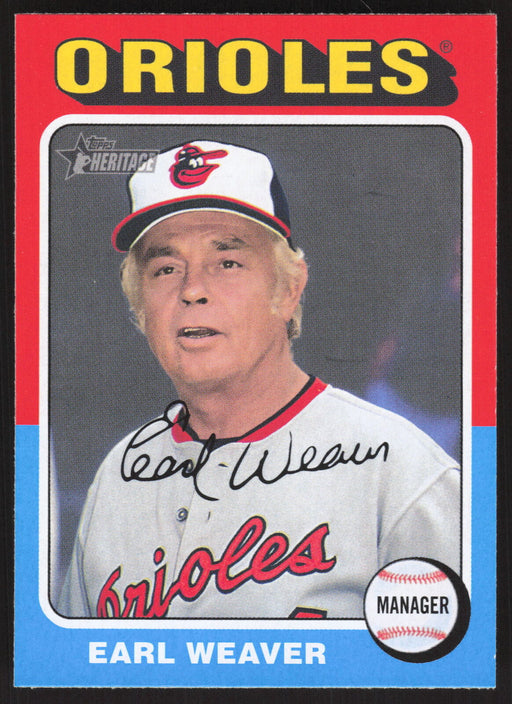 2024 Topps Heritage #153 Earl Weaver Base