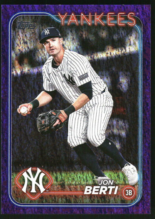 2024 Topps Update #US124 Jon Berti Purple Holofoil #/799