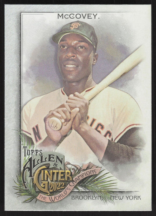 2022 Topps Allen & Ginter #129 Willie McCovey Silver Portrait