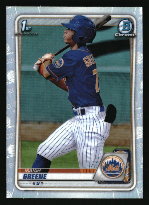 2020 Bowman Draft #BD-77 Isaiah Greene Chrome Refractor