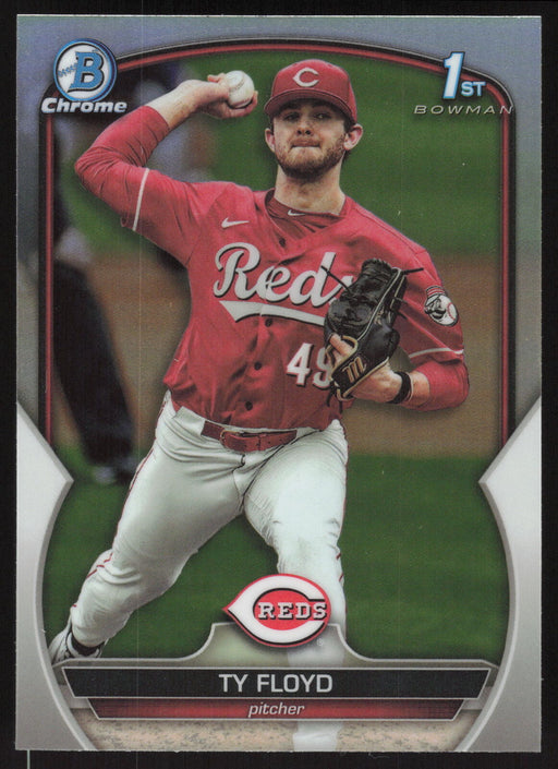 2023 Bowman Draft #BDC-155 Ty Floyd Chrome Refractor